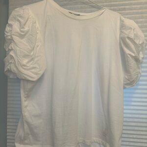 Zara White t-shirt size L